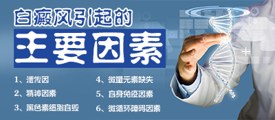 白癜风是怎么引起的